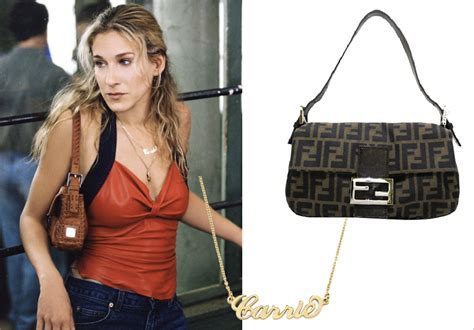 carrie bradshaw gucci bag|carrie bradshaw fendi baguette.